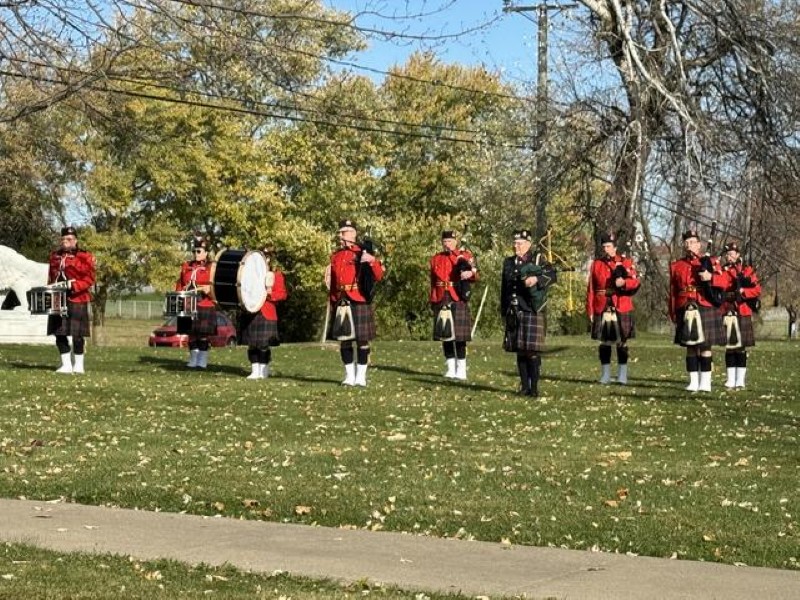 RCMP Pipeband - RCMP "C" Division Pipes and Drums - Correctional Services Canada Memorial Service November 4, 2023
