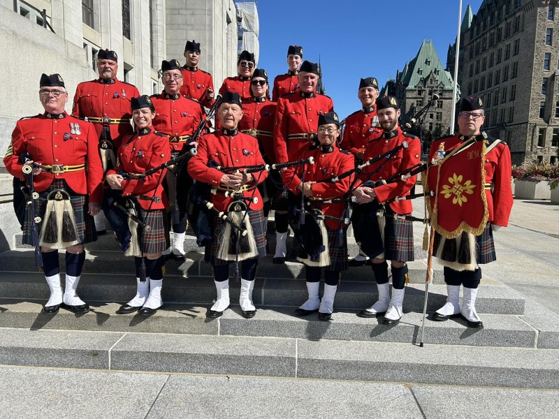 RCMP Pipeband - RCMP "C" Division Pipes and Drums - National Police Memorial September 29, 2024
