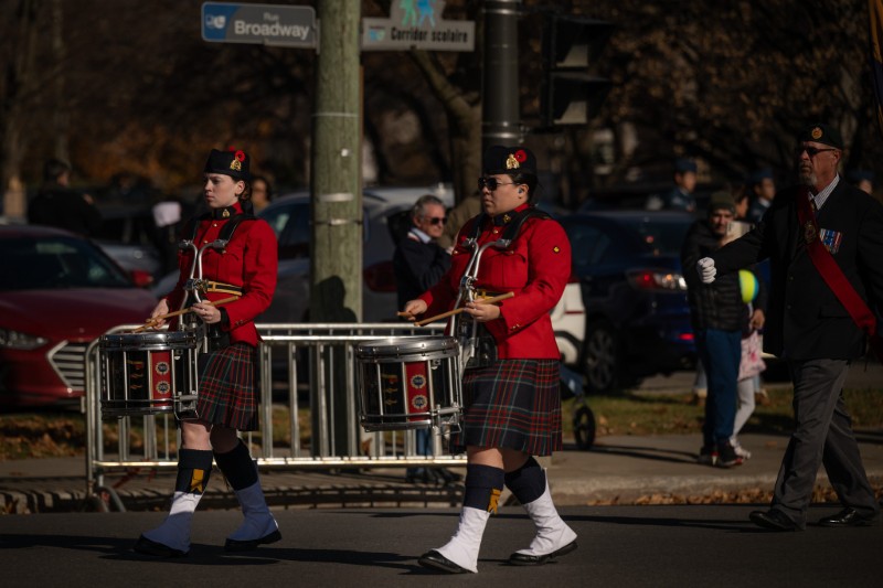 RCMP Pipeband - RCMP "C" Division Pipes and Drums - Lachine Remembrance Day November 10, 2024