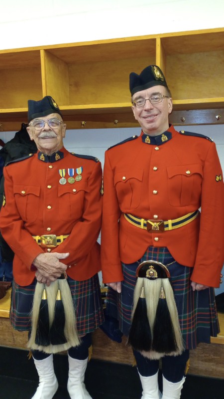 RCMP Pipeband - RCMP "C" Division Pipes and Drums - Gerry Tetreault & Daniel Vuk December 14, 2024