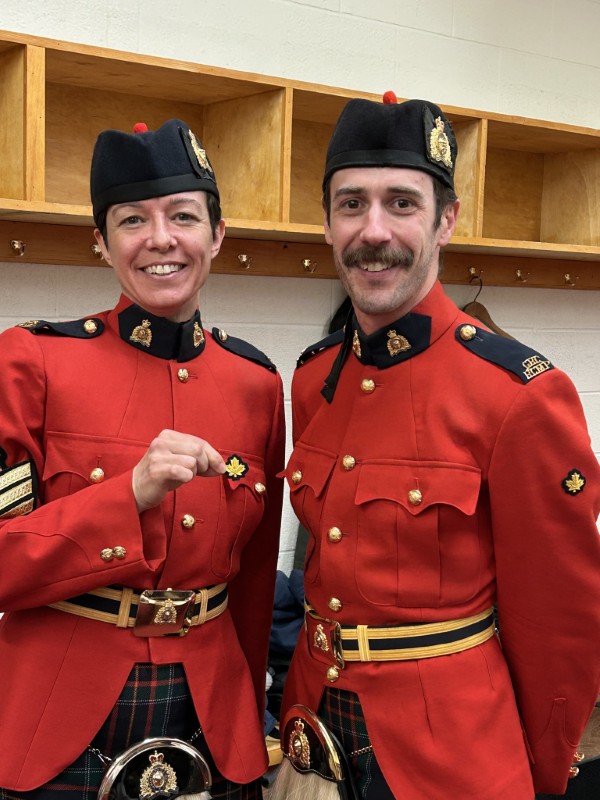 RCMP Pipeband - RCMP "C" Division Pipes and Drums - Madeleine King's Service Star December 14, 2024