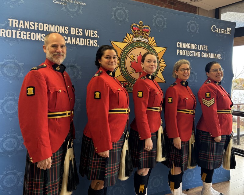 RCMP Pipeband - RCMP "C" Division Pipes and Drums - Correctional Services Canada Memorial Service November 1, 2025